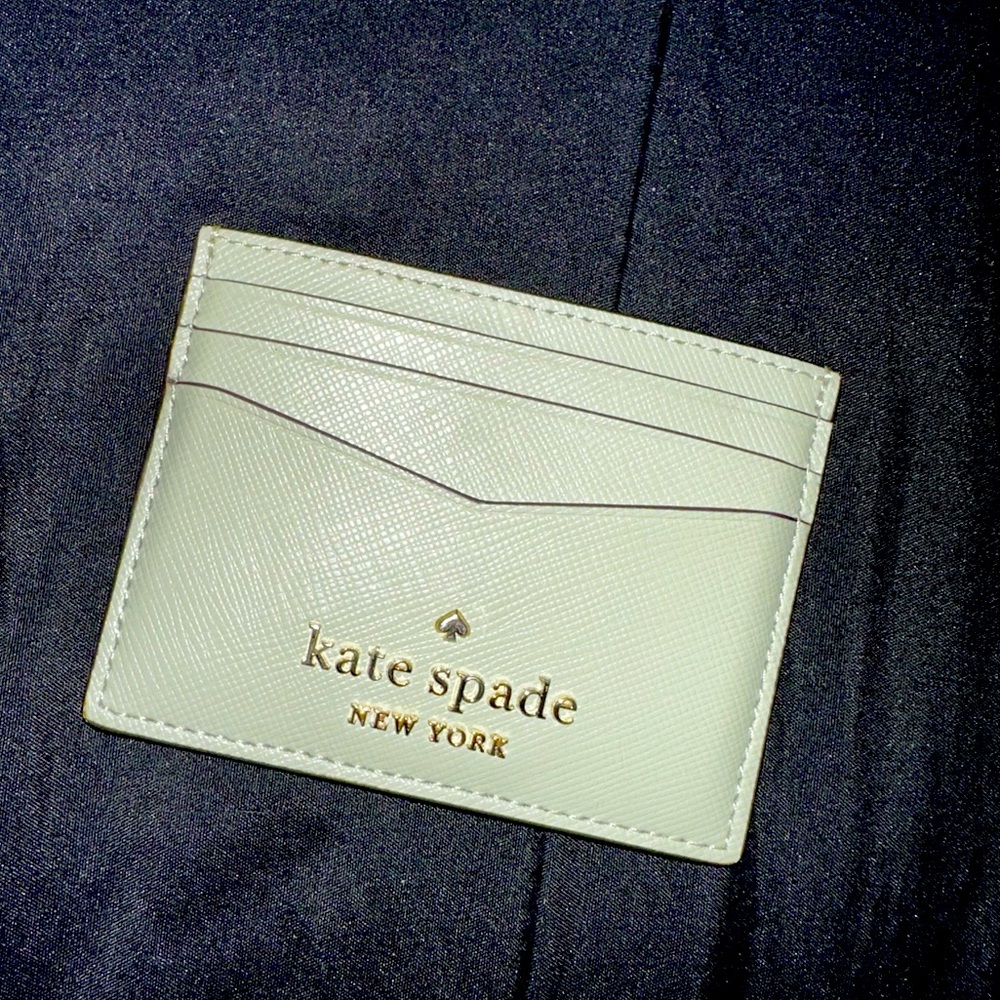 Sage Green Kate Spade Card Holder